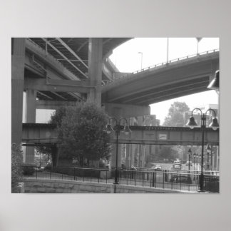 Overpass in Richmond Poster