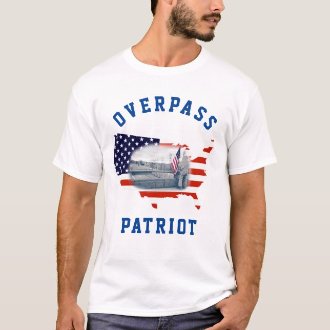 Overpass Patriot - 1  tee (Front)