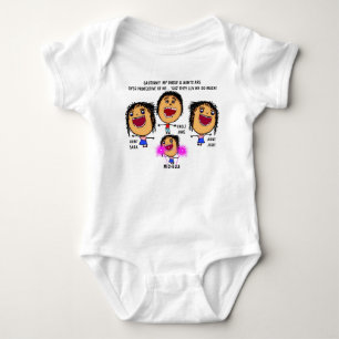 Overprotective Two Aunts and Uncle Baby Bodysuit