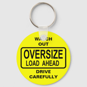 Oversize Load Key Ring