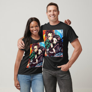 oversize nezuko t-shirt and tajiro