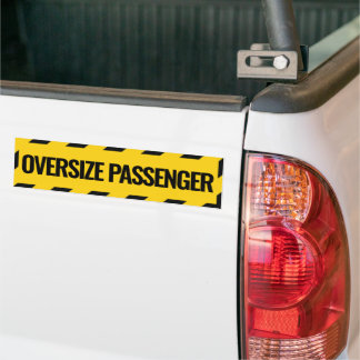 OVERSIZE PASSENGER sticker