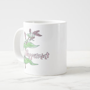 Oversize Peppermint Tea Mug