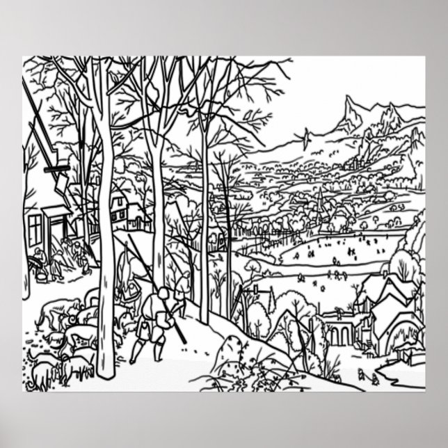 Oversized  20 X 24 Coloring Poster 2 (Front)