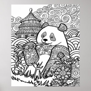 Oversized 20 X 24 Colouring Poster 10