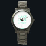 Oversized Black Bracelet Watch<br><div class="desc">Oversized Black Bracelet Watch</div>