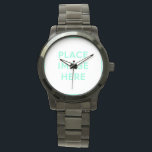 Oversized Black Bracelet Watch<br><div class="desc">Oversized Black Bracelet Watch</div>