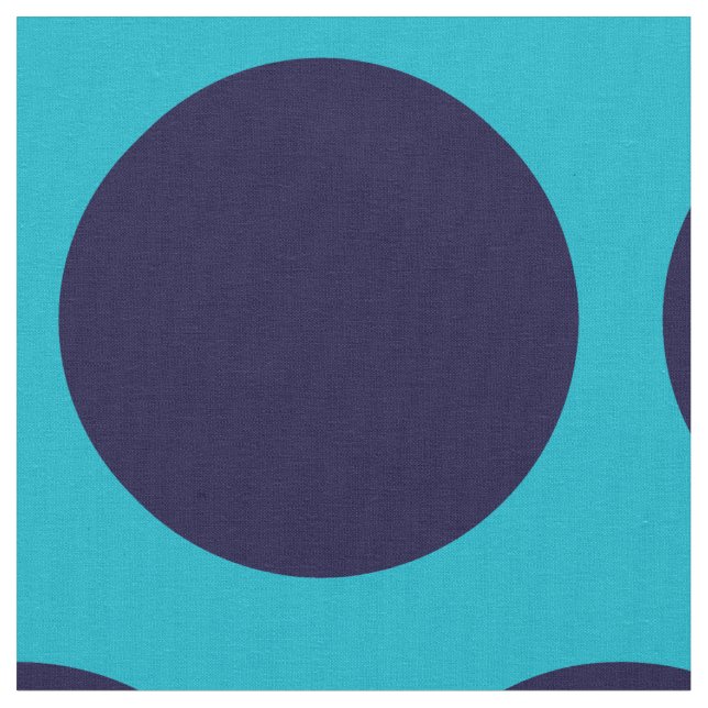 Oversized Polka Dot Pattern Fabric (Close Up)