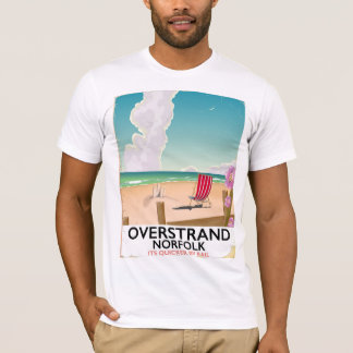 Overstrand Norfolk Beach travel poster T-Shirt