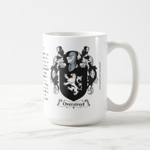 Overstreet, the Origin, the Meaning and the Crest Coffee Mug