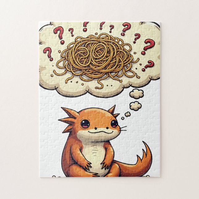 Overthink This Funny Quote Burnt Sienna Notebook A Jigsaw Puzzle (Vertical)