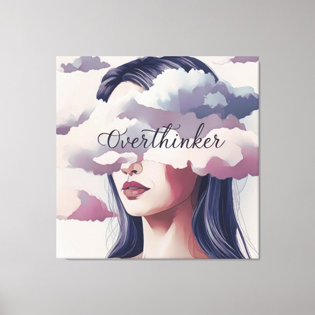 Overthinker Canvas Print (Front)