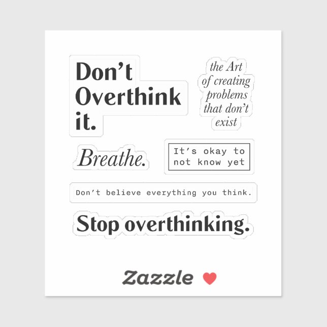 Overthinker quotes (Sheet)
