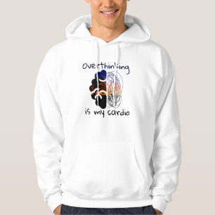 Overthinking Is My Cardio Chaos and chill vibes Hoodie