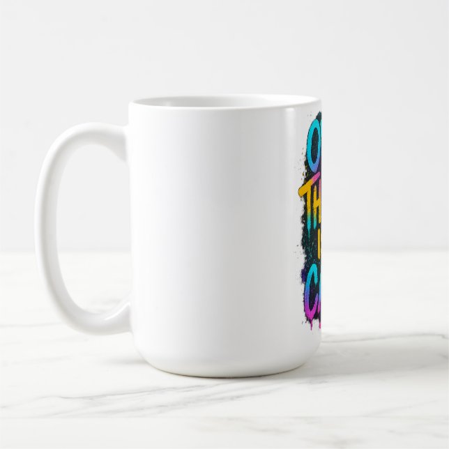  Overthinking Is My Cardio – Funny Gen Z Quote Tee Coffee Mug (Left)