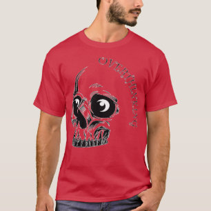 OVERTHINKING SKULL FUNNY COOOL DAD MOM BOY GRIL T- T-Shirt