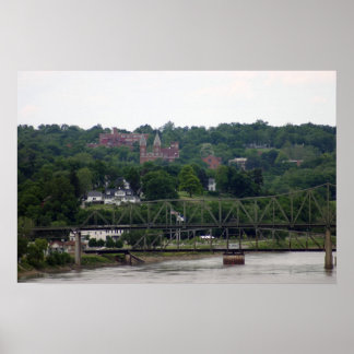 Overview of Atchison, Kansas Poster
