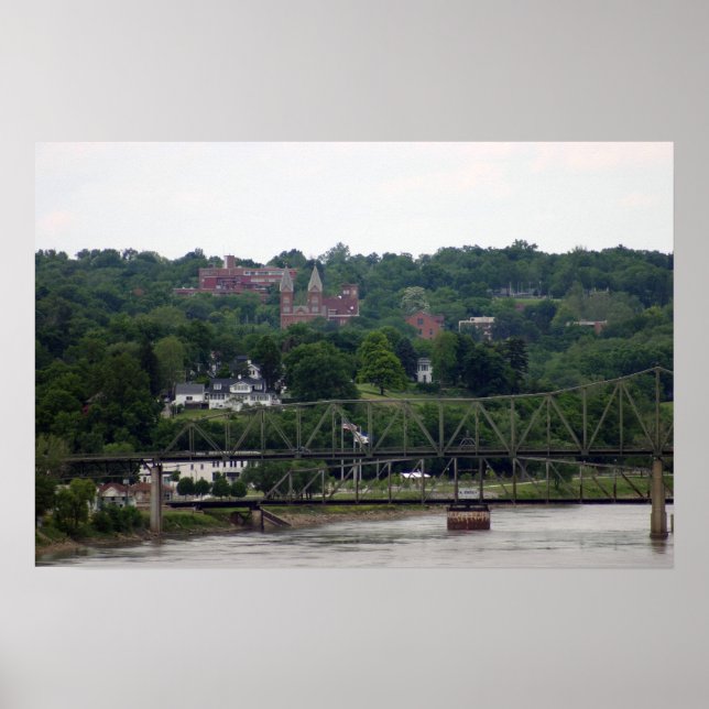 Overview of Atchison, Kansas Poster (Front)