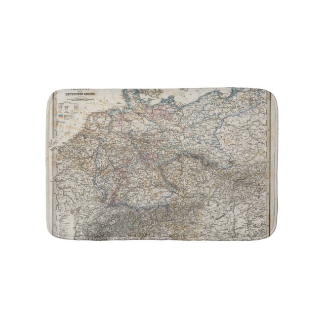 Overview of German Empire Bath Mat (Front)