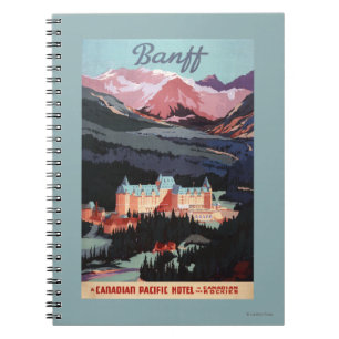 Overview of the Banff Springs Hotel Poster Notebook