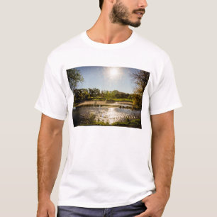Overview Of The Banks Of A River With Clear Sky T-Shirt
