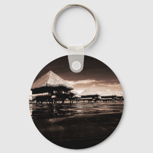 Overwater Bungalows Key Ring
