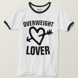 OVERWEIGHT LOVER Vintage T-Shirts