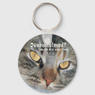 overwhelmed Nellie Key Ring