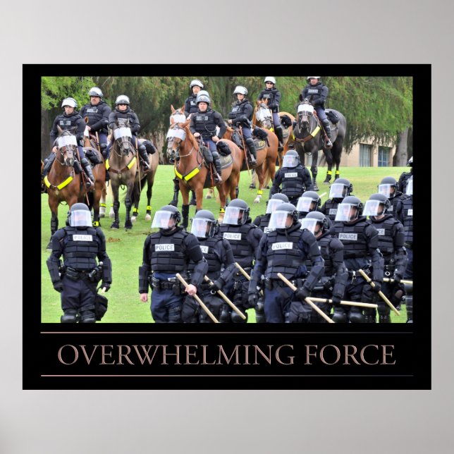 Overwhelming Force Poster (Front)
