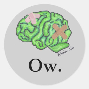 "Ow" stickers