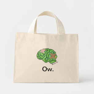 "Ow" tote bag