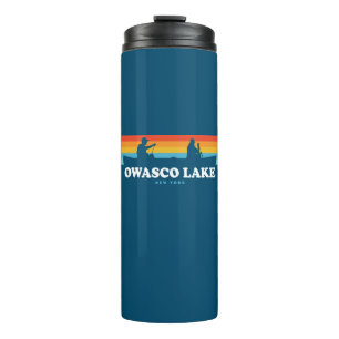Owasco Lake New York Canoe Thermal Tumbler