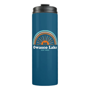 Owasco Lake New York Rainbow Thermal Tumbler