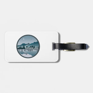 Owasco Lake New York Reflection Luggage Tag