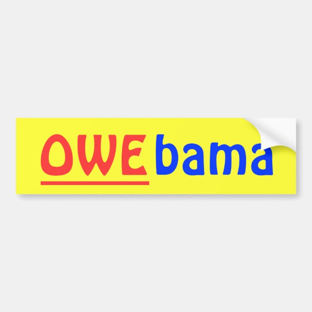 OWE-bama Bumper Sticker (Front)