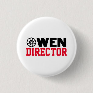 Owen Director 3 Cm Round Badge
