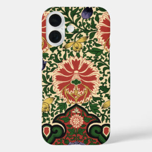 Owen Jones Chinoiserie Red Lotus Floral Art Design iPhone 16 Case