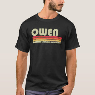 OWEN Surname Funny Retro Vintage 80s 90s Birthday  T-Shirt