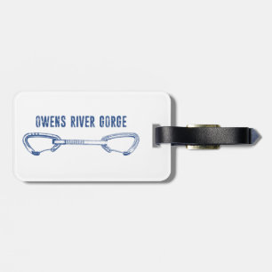 Owens River Gorge Rock Climbing Quickdraw Luggage Tag