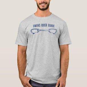 Owens River Gorge Rock Climbing Quickdraw T-Shirt