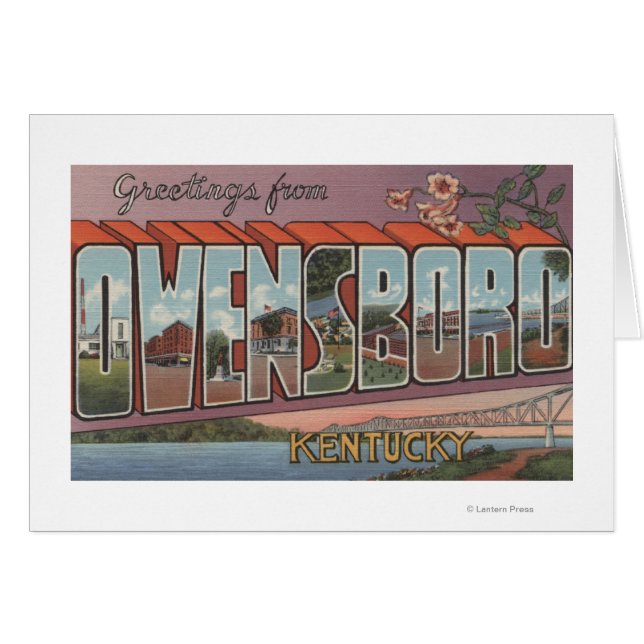 Owensboro, Kentucky - Large Letter Scenes (Front Horizontal)
