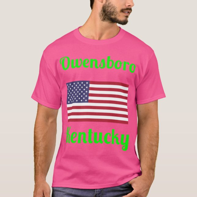 Owensboro Kentucky Stylish Prints1 T-Shirt (Front)