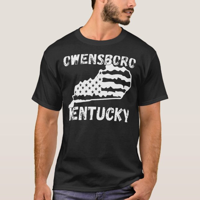Owensboro KY Kentucky  Kentucky Cities T-Shirt (Front)