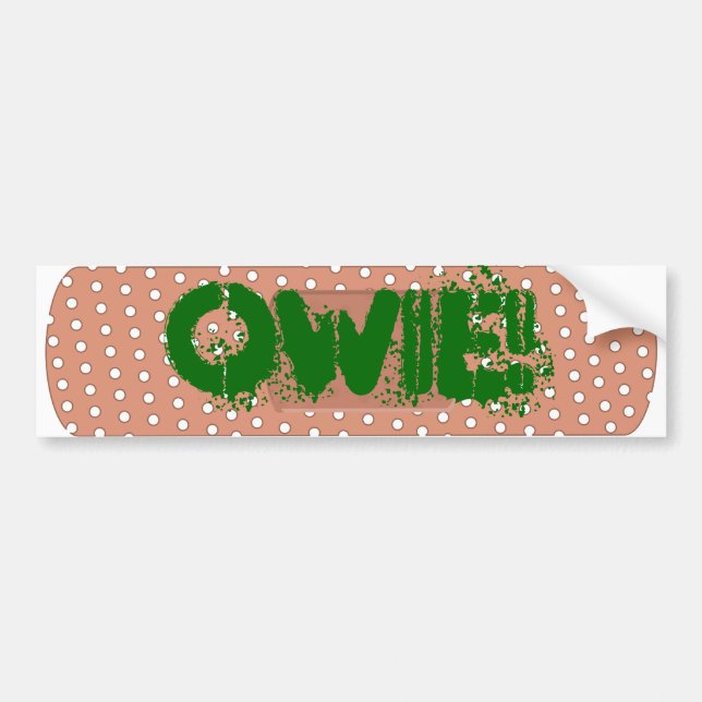 Owie! Bumper Sticker (Front)