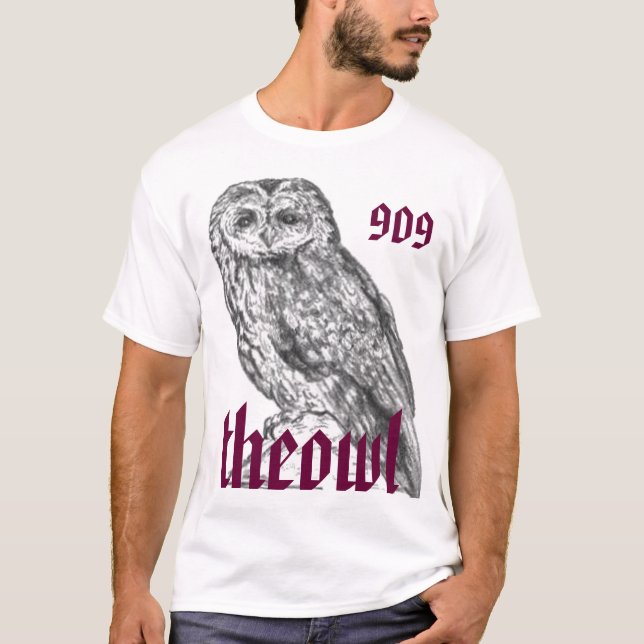 owl1, theowl, 909 T-Shirt (Front)