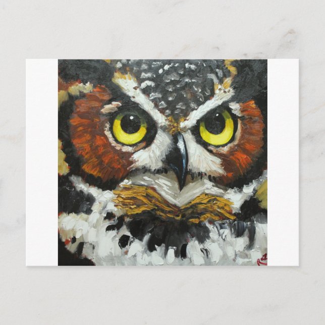 Owl#20 Postcard (Front)