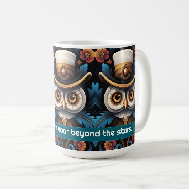 Owl 3 coffee mug (Front Right)