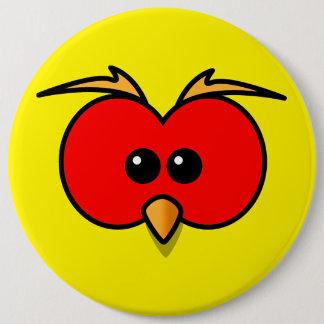 OWL 6 CM ROUND BADGE