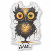Owl Abstract Animal Personalised