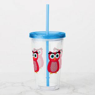 Owl  acrylic tumbler